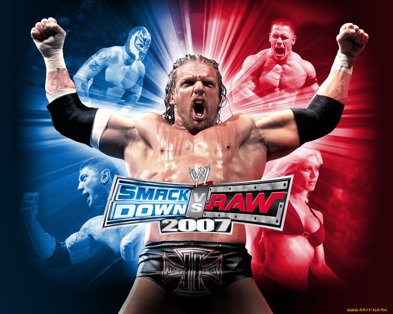 wwe, smackdown, vs, raw, 2007, , 